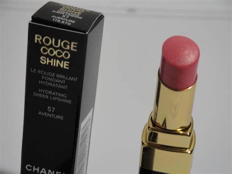 reviews of 57 AVENTURE, a CHANEL ROUGE COCO SHINE 